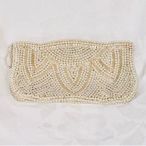 Vintage La Regale faux Pearl clutch